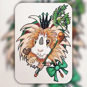 Squidgypigs - Guinea Pig Art - Blondie