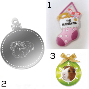 Guinea Pig Christmas Decorations Guinea Pig Christmas Decorations