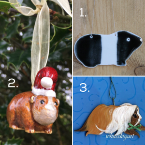 Guinea Pig Christmas Decorations Guinea Pig Christmas Decorations