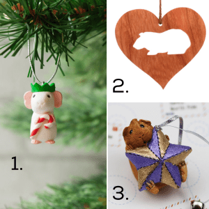 Guinea Pig Christmas Decorations Guinea Pig Christmas Decorations