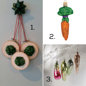 Vegetable Christmas Decorations Vegetable Christmas Decorations