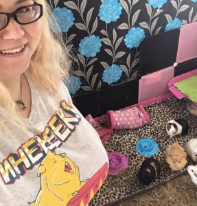 Posing with the Girly Herd